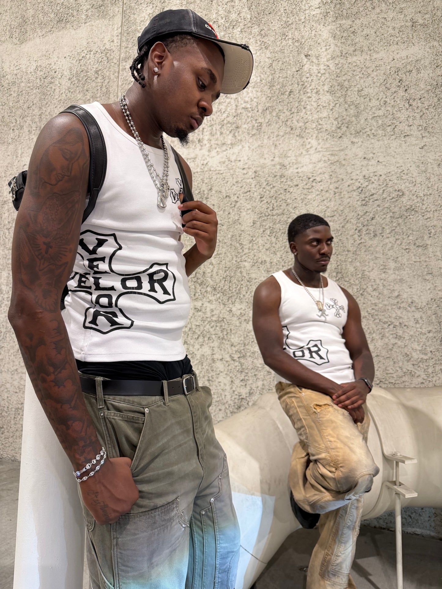 VLR WHITE 888 TANKTOP