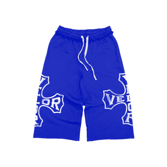 VLR BLUE 3/4 SHORTS